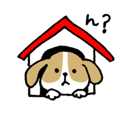 Cute Beagle dog Sticker-2 sticker #12492276