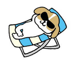 Cute Beagle dog Sticker-2 sticker #12492279