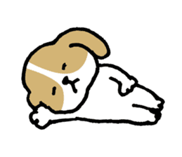 Cute Beagle dog Sticker-2 sticker #12492283