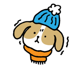 Cute Beagle dog Sticker-2 sticker #12492290