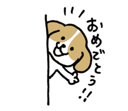Cute Beagle dog Sticker-2 sticker #12492293