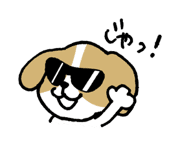 Cute Beagle dog Sticker-2 sticker #12492300