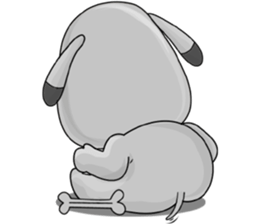 A Cute Dog - Relaxing sticker #12492305