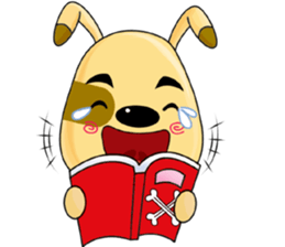 A Cute Dog - Relaxing sticker #12492311