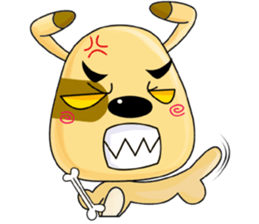 A Cute Dog - Relaxing sticker #12492312