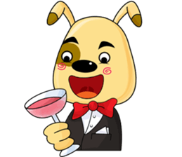 A Cute Dog - Relaxing sticker #12492318