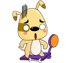 A Cute Dog - Relaxing sticker #12492323