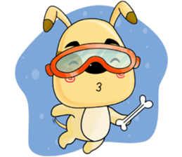 A Cute Dog - Relaxing sticker #12492325