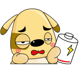 A Cute Dog - Relaxing sticker #12492327