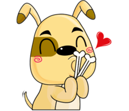 A Cute Dog - Relaxing sticker #12492331