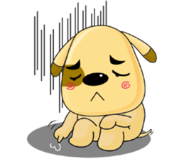 A Cute Dog - Relaxing sticker #12492333