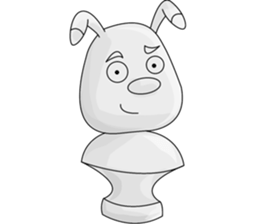 A Cute Dog - Relaxing sticker #12492336