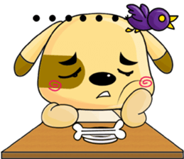 A Cute Dog - Relaxing sticker #12492337