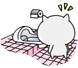 White Ball Cats 3nd. sticker #12492442