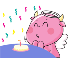 An Angel Calf's Story, ver. 7 sticker #12492784