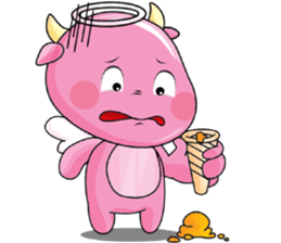 An Angel Calf's Story, ver. 7 sticker #12492792