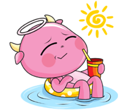 An Angel Calf's Story, ver. 7 sticker #12492807