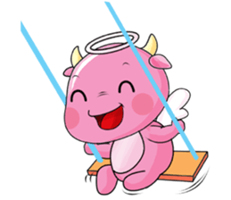 An Angel Calf's Story, ver. 7 sticker #12492809