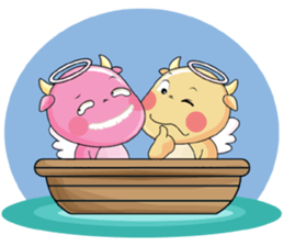 An Angel Calf's Story, ver. 7 sticker #12492810