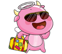 An Angel Calf's Story, ver. 7 sticker #12492813