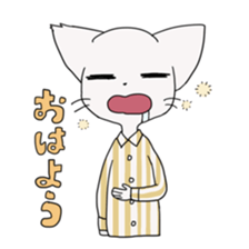 cat of blue eyes! sticker #12492942