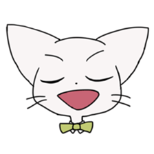 cat of blue eyes! sticker #12492950