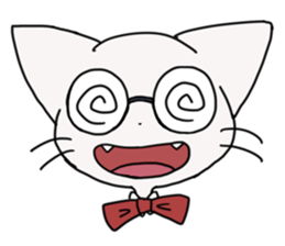 cat of blue eyes! sticker #12492953