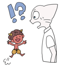 cat of blue eyes! sticker #12492954