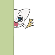 cat of blue eyes! sticker #12492959