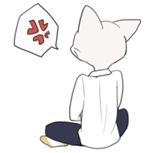 cat of blue eyes! sticker #12492960