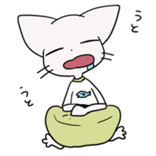 cat of blue eyes! sticker #12492968