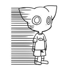 cat of blue eyes! sticker #12492971