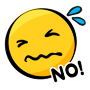 simple cute face sticker #12493172