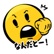 simple cute face sticker #12493174