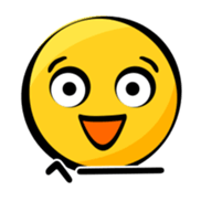 simple cute face sticker #12493178