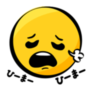 simple cute face sticker #12493183