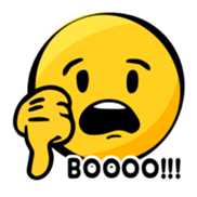 simple cute face sticker #12493184