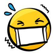 simple cute face sticker #12493186