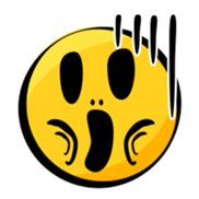 simple cute face sticker #12493189