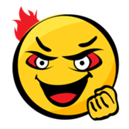 simple cute face sticker #12493191