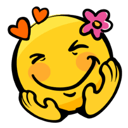 simple cute face sticker #12493202