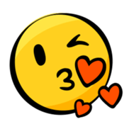 simple cute face sticker #12493203