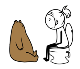 Bear Me sticker #12493216