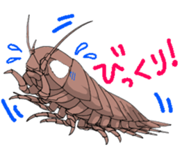 bathynomus giganteus/gusokutan sticker #12493311