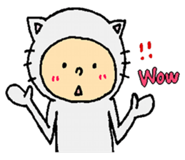 wear of cat sticker #12493385