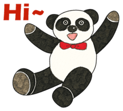 Cute Panda Museum (English Version) sticker #12493486