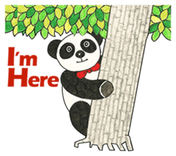 Cute Panda Museum (English Version) sticker #12493488