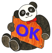 Cute Panda Museum (English Version) sticker #12493490