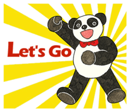 Cute Panda Museum (English Version) sticker #12493495
