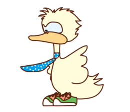 Blue tie's Dougy sticker #12493755